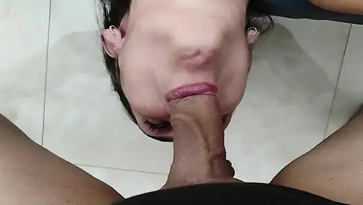 Use My Throat Like A Pussy - Deep Throat Upside Down