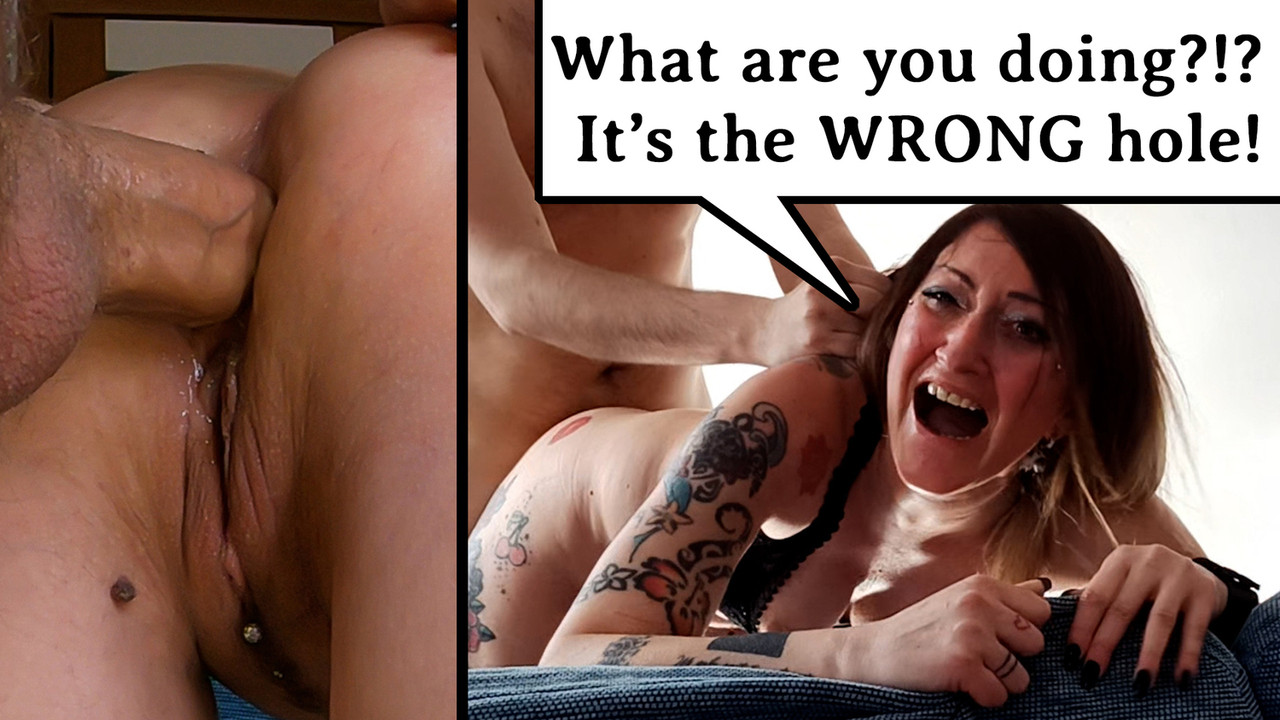 Çığlık atıyor üzerinde Creampie içinde the göt