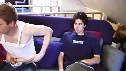 Hıristiyan ve jayden okşayarak