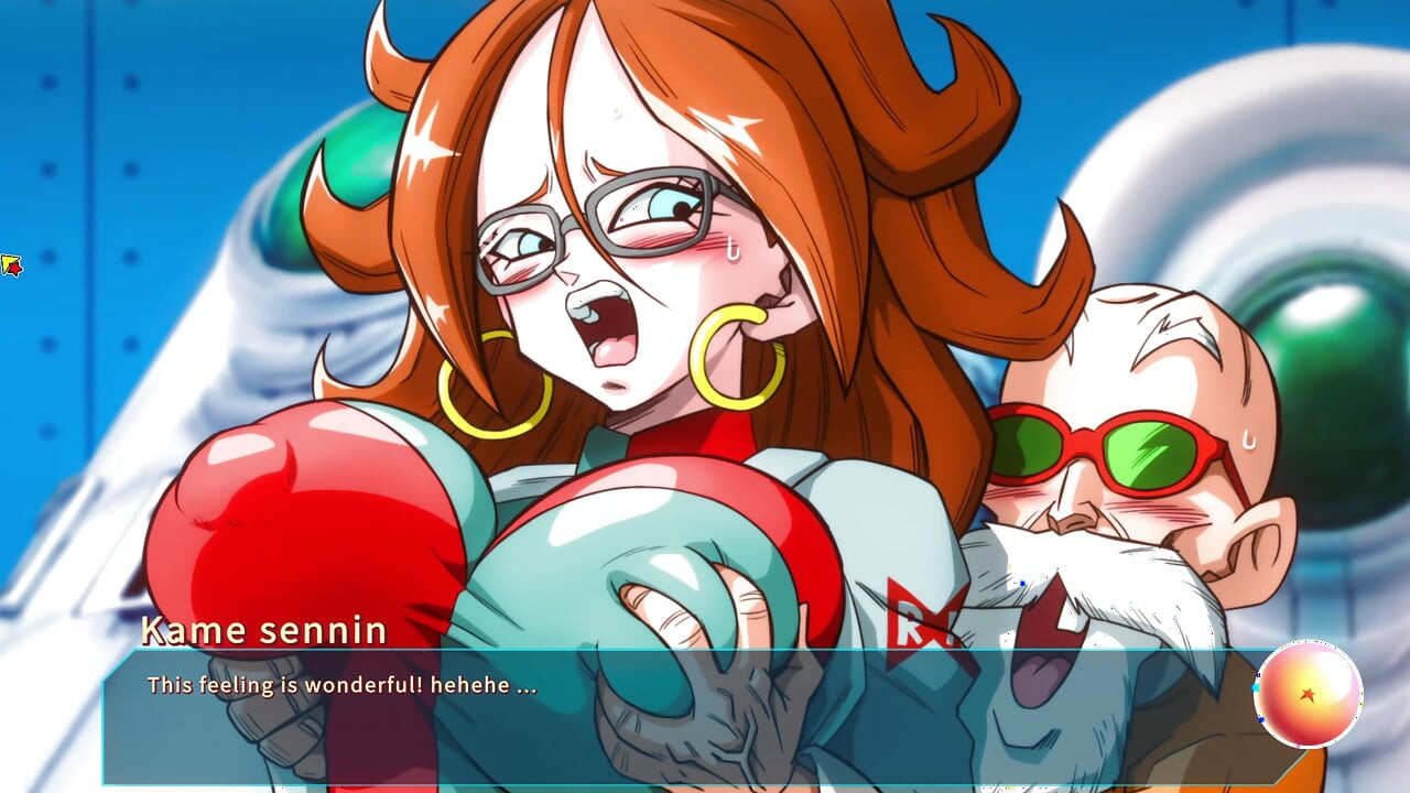 Kame paradise multiversex 3 - Roshi Android 21'in büyük göğüsleriyle oynuyor