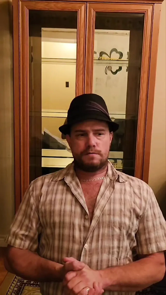 Twink Bubble Butt cleans cabinet