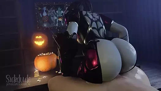 Halloween widowmaker örümcek sürme (overwatch)