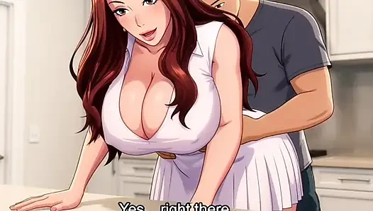 Big tits stepmom teaching her stepson the pleasures of intimate touch