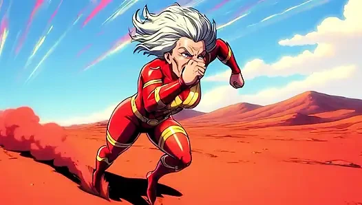 Ai seksi süper kahraman aksiyon klipleri