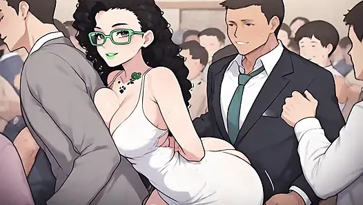 Bank office woman, Sandra Model SonhoIdeIA, Hentai, Artificial Intelligence, Big Penis