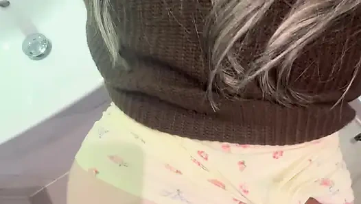 Stepbrother fucks me in the shower in a 5 star hotel