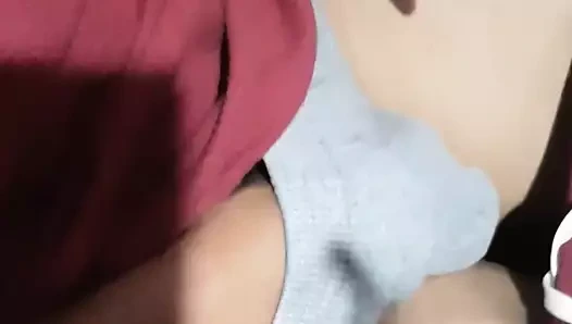 Asian boy haircut before cumming