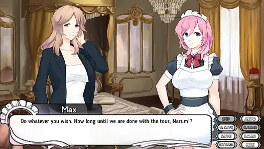 Hizmetçi malikanesi: yarak emen ev hizmetçisi, ağzına boşalma, hentai ep.2