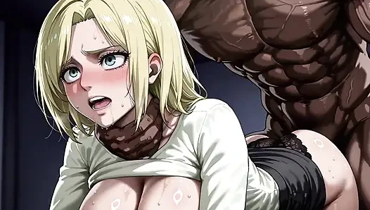 DarkShine (opm) x annie (aot)