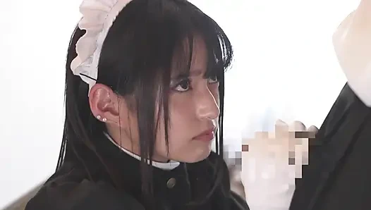 Süper sevimli 133 cm çaylak cosplayer ilk çekimde bardak büyüyen bir vücudun şok edici seks videosu