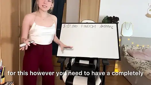 Findom'da ayda 10.000 $ nasıl yapılır