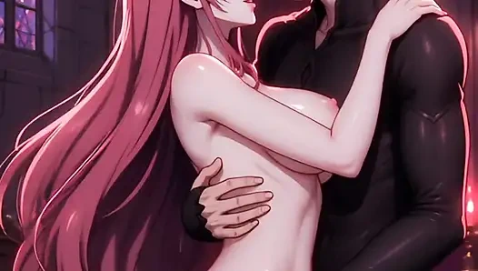 Üvey anne ve üvey oğlu masaj yapıyor ve sakso dansı yapıyor