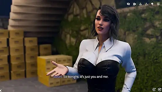 Patron orta yaşlı seksi kadın Susan Alexis'den evde yardım istiyor ve sonra onu çok özel seks oyuncaklarına sokuyor sikişiyor ve dölleniyor