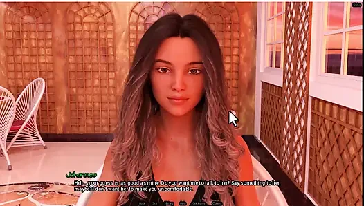 Radiant 6, garson bana göğüslerini gösteriyor