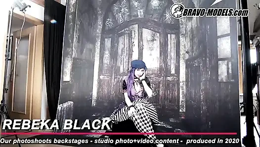 386-sahne arkası fotoğraf çekimi Rebeka Black - yetişkin