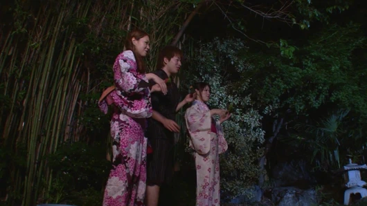 şanslı japon züppe alır şımarık tarafından 2 genç kıllı amcıklar