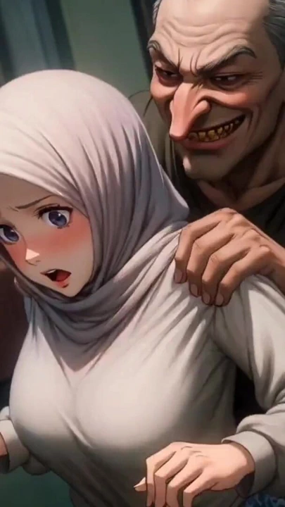 Tesettürlü Müslüman kızlar çirkin şişman edepsiz yaşlı erkekler tarafından aşağılanıyor ve perişan ediliyor - sıkılıyor, öpülüyor, sert sikiliyor bölüm 2 | Klip 1