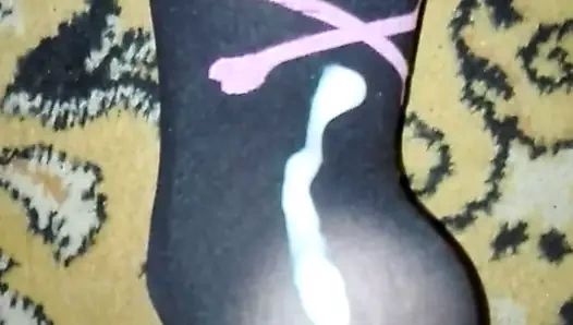 Sağladım üzerinde ona külotlu çorap ayaklar