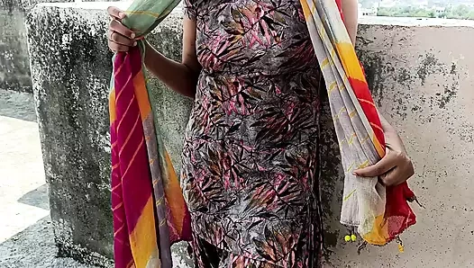 Boy seduces neighbors Aunty on Terrace fuck hard In room Hindi voice