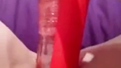 Çift yapay penis doldurma