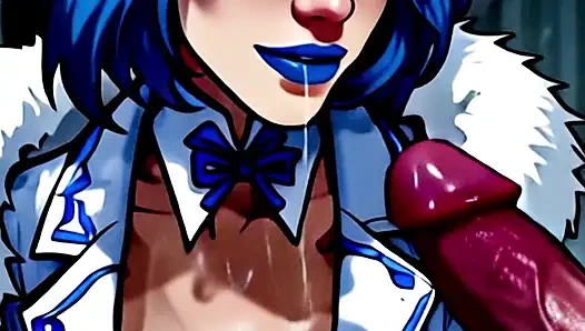 Warmed up the Snow Maiden with hot cum