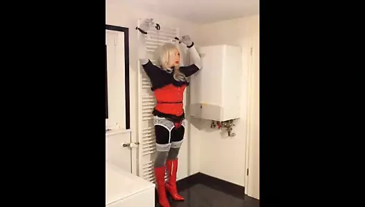 Isıtıcıda Rubberdoll kendini esaret (ön)