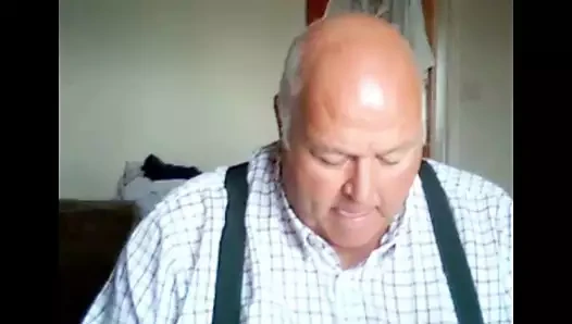 Dede kamerada boşalıyor