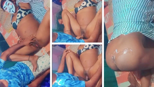 Desi Bhabhi'nin erkek arkadaşıyla kötü seks