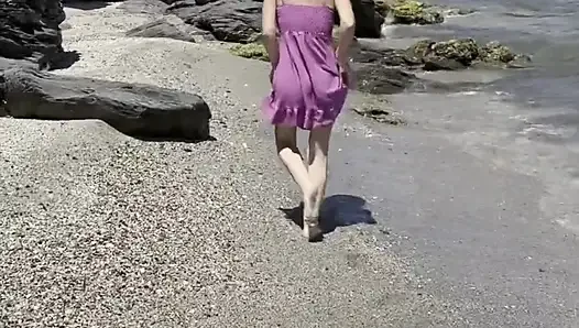 Sahilde teşhir