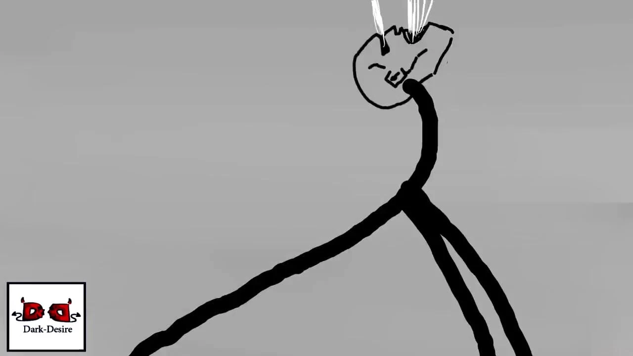 Bay büyük zenci stickman flamboyantely amcıklarını yutuyor