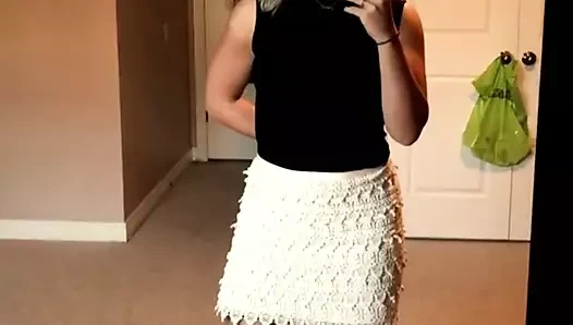 seksi milf içinde topuklu şeritler