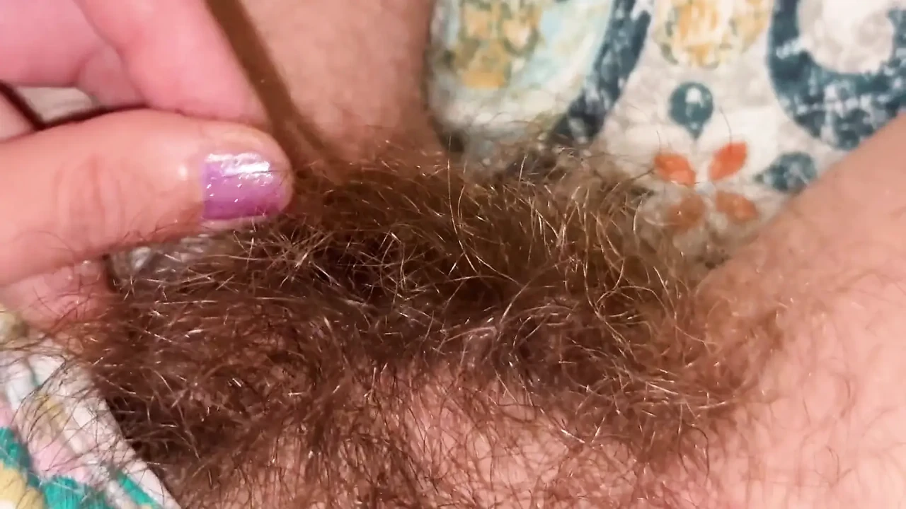 Super Thick and Long Plussy Hair Bush Closeup