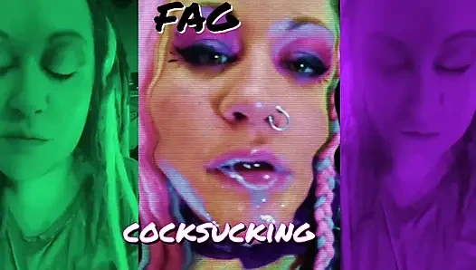 Seni yarak emici yapacağım ve seni sokağa koyacağım kadın kılıklı kadın kılıklı transeksüel versiyonu