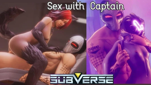 Subverse - kaptanla seks- kaptan seks sahneleri - 3 boyutlu hentai oyunu - güncelleme v0.7 - seks pozisyonları - kaptan seksi