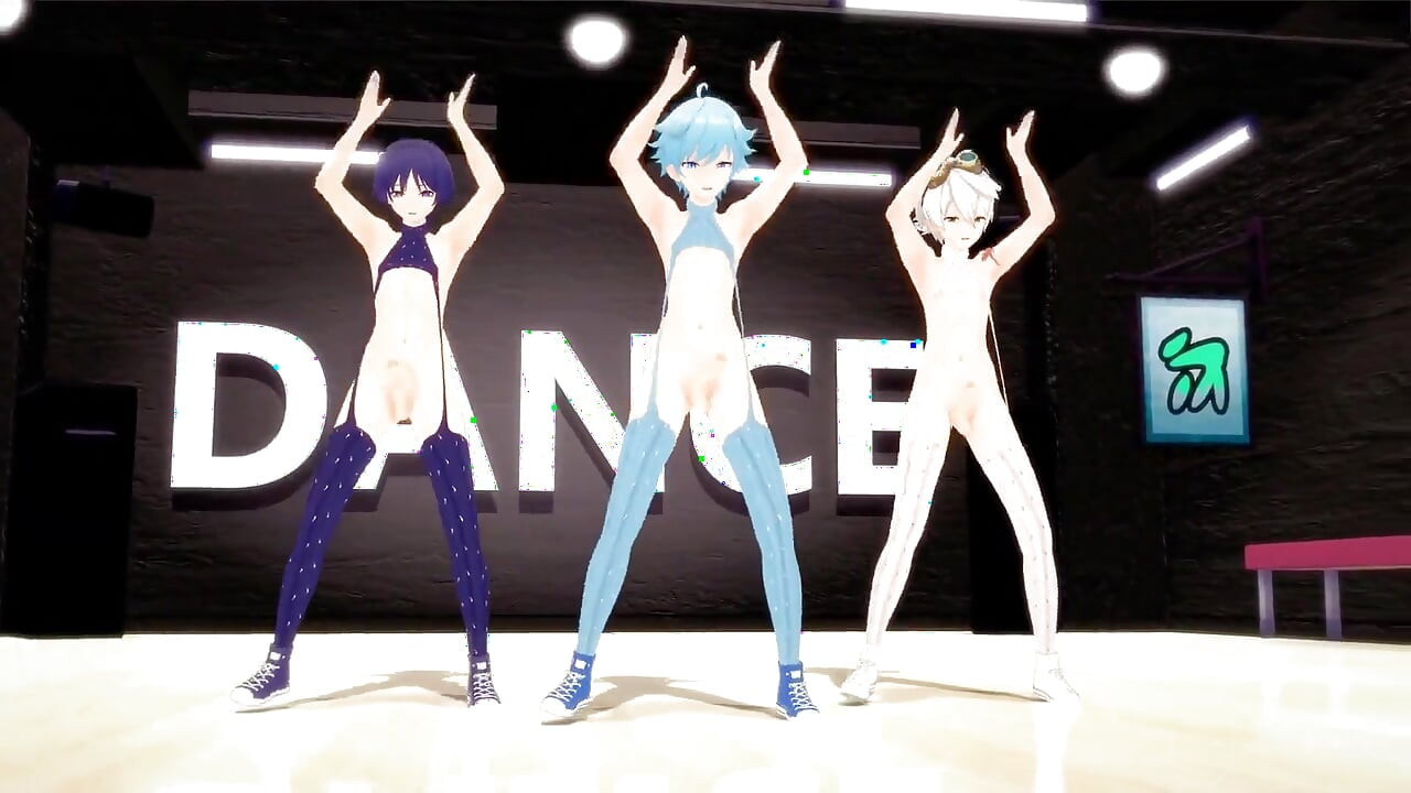 Sadece pop dansı - genshin boys (femboy seks)