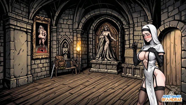 Sexorcism: Lust Confession Gameplay Part 5 - Abbess Roala Boss Fight & Inner Sanctuary Battle