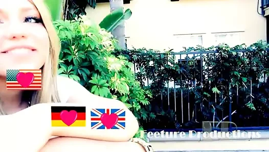 Alman kız mona ile ayak fetişi – ayaklarım kokuyor