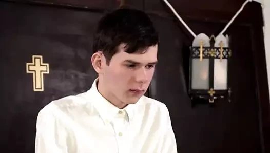Alter boy gets barebacked by priest