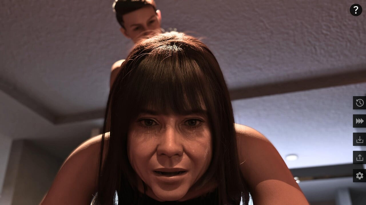 Midnight Terror #1 Bir manyak Alex'i üvey annesini sikmeye zorladı, Beth-highlight