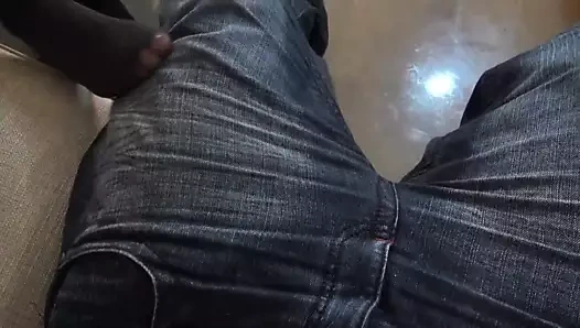 siyah naylon footjob