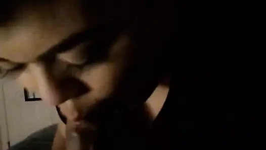 Leticia yiyor benim büyük siyah çük