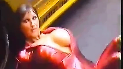 Pitbabe catsuit lateks kırmızı