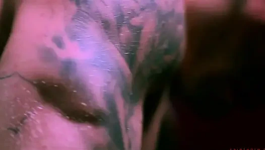 Jasmine Webb Paints Her Face For A Night Of Action