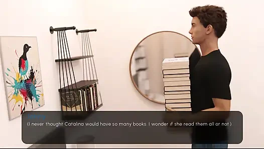 Sunset Rose 5 o odada bulduğuma inanamıyor ve Catalina'ya yardım etmek ilginçleşiyor