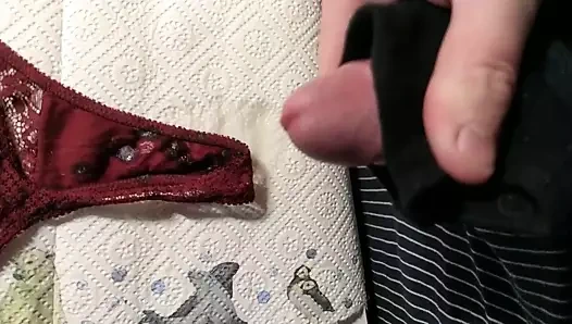 Cum ile çorap üzerinde ona dize