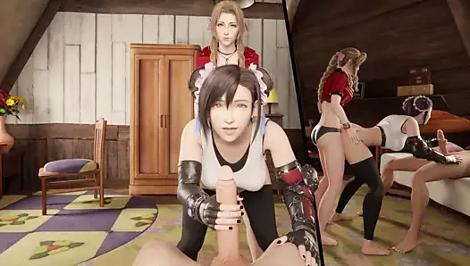 aerith ve tifa ile iyi zamanlar