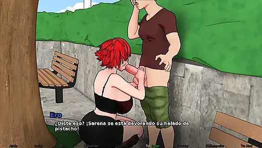 Ateşli üvey anne parkta sikişmek istedi ve lezzetli şeyler yaptık - devine heel 1