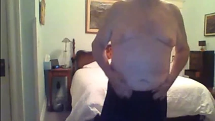 Webcam üzerinde büyükbaba gösterisi