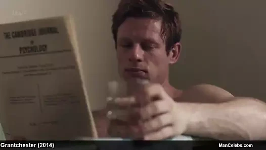 erkek ünlü james norton gömleksiz ve seksi küvet sahnesi