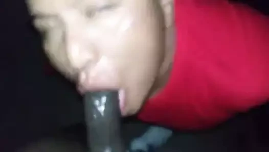 Creampieing tüm üzerinde onun büyük siyah horoz